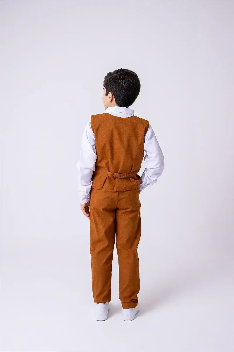 Conjunto social leonardo colete caramelo, foto 4