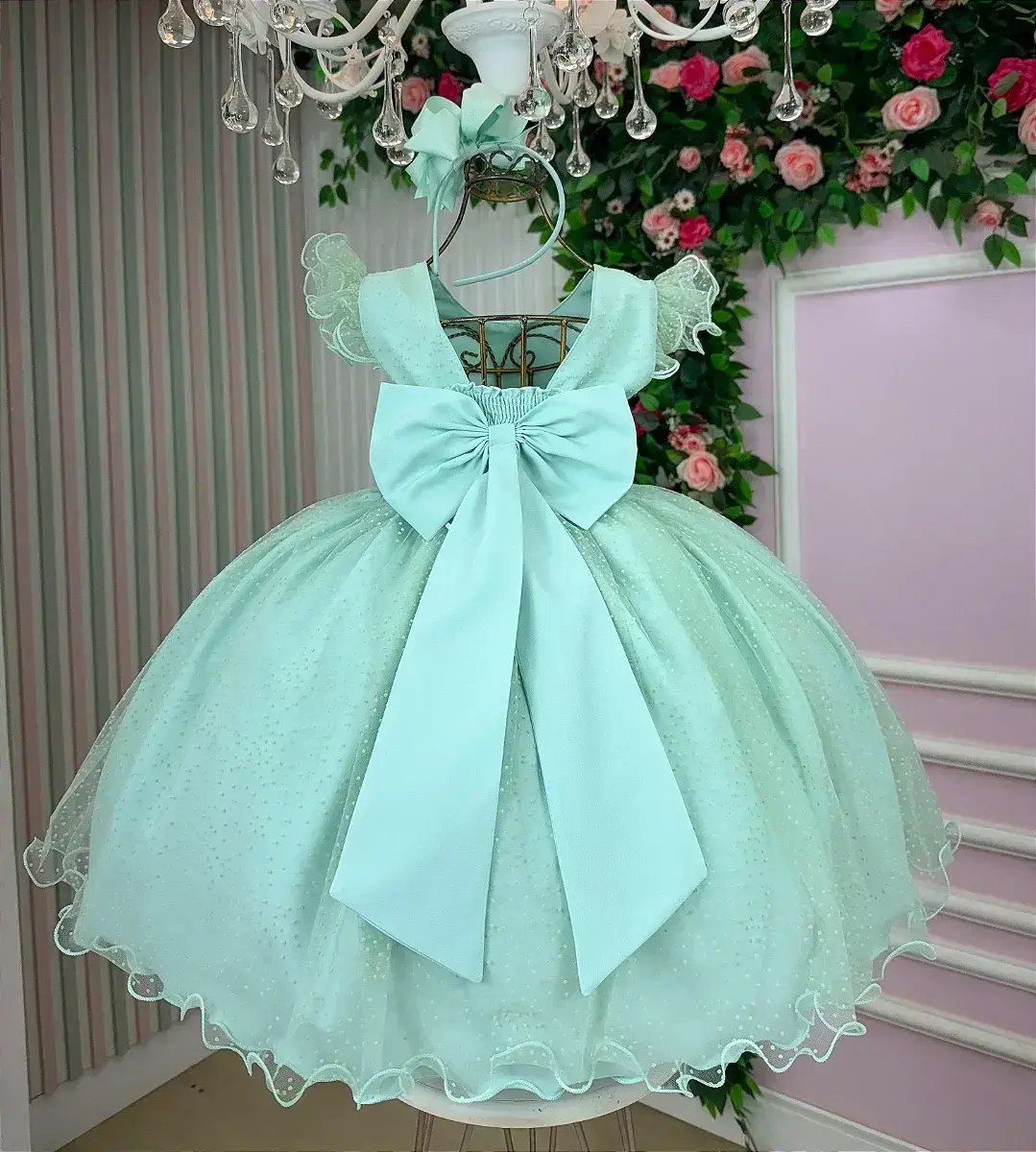 Vestido maju verde menta, foto 8