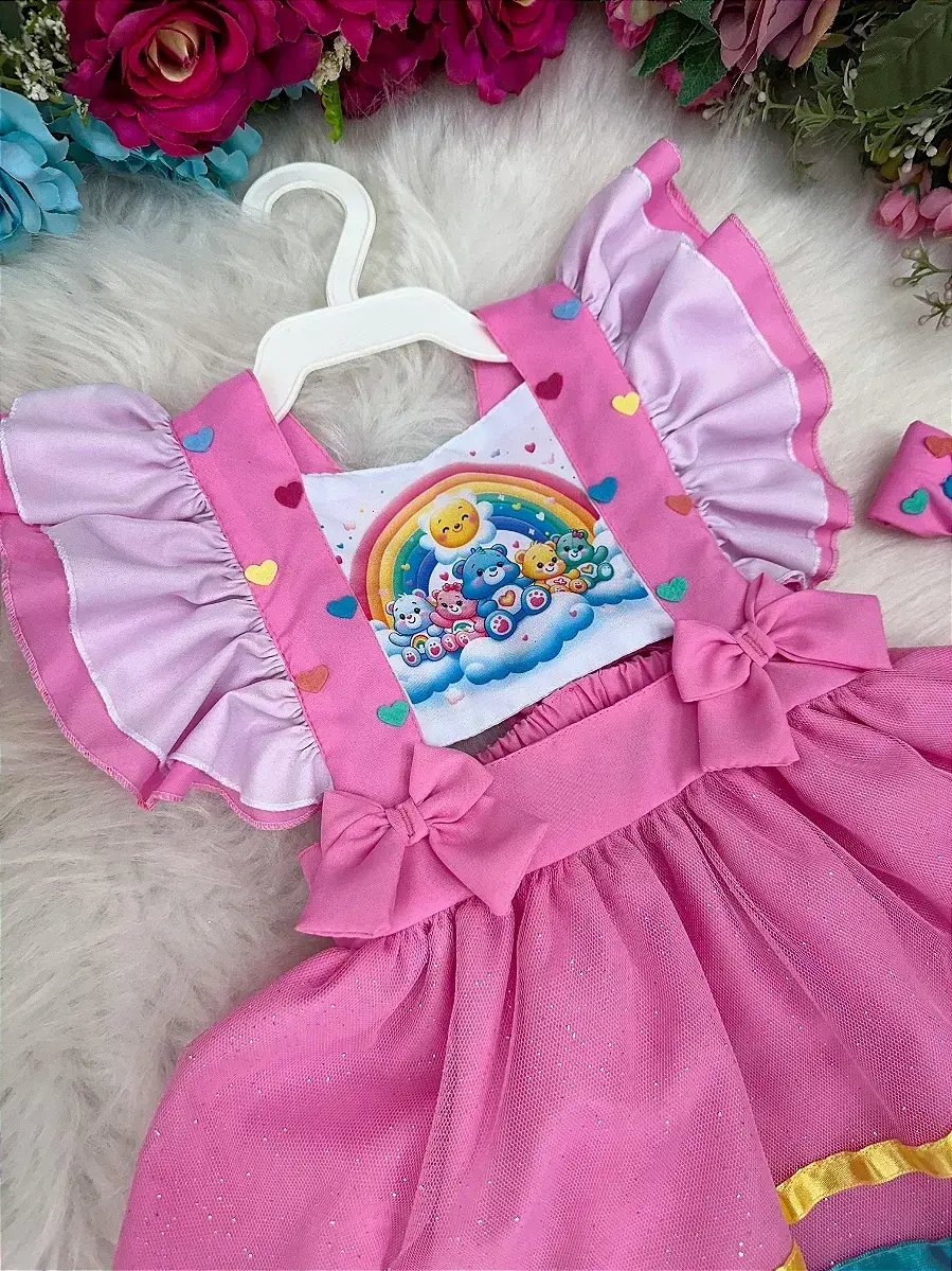 Vestido festa ursinhos carinhosos, foto 4