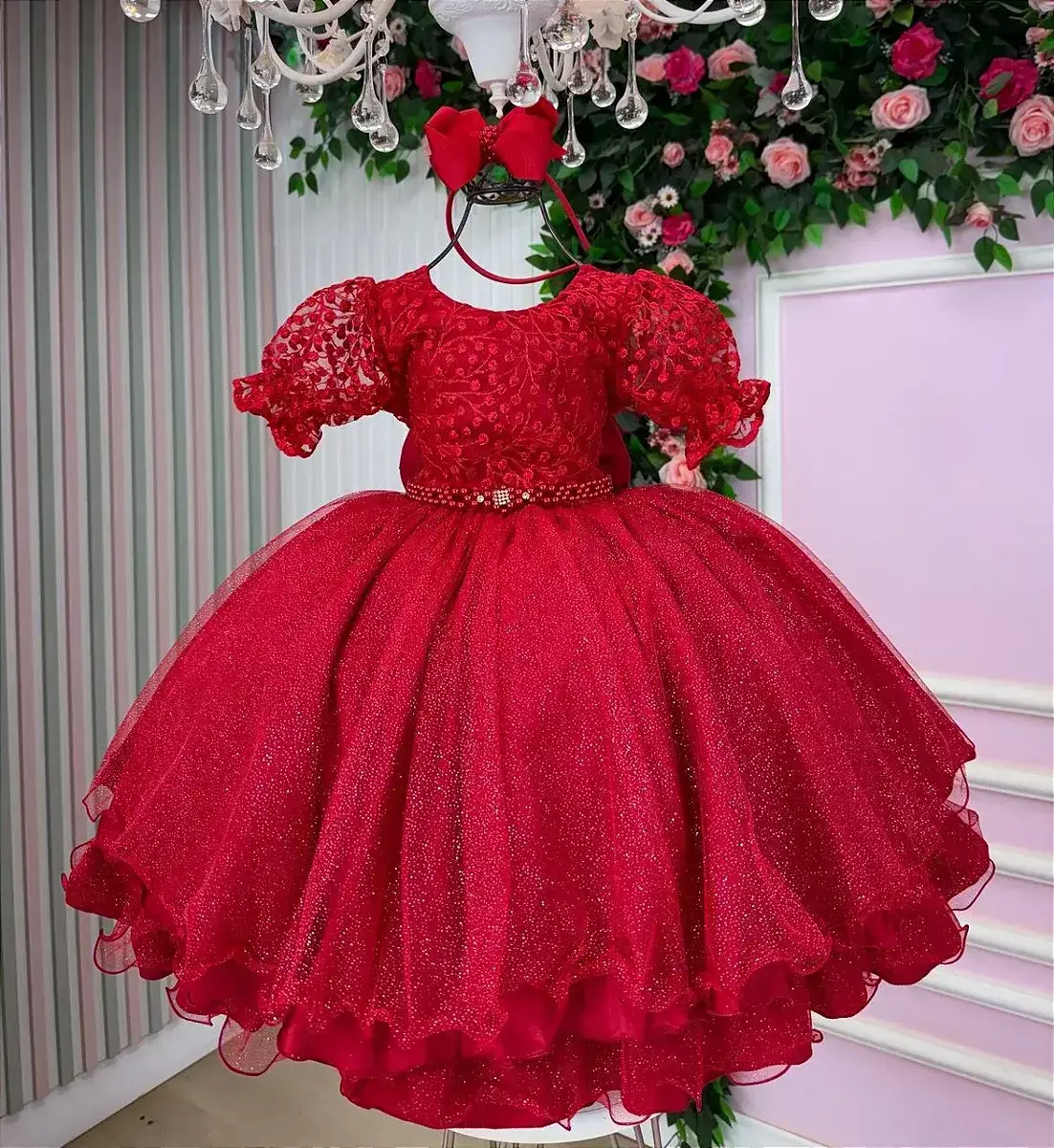 Vestido laize vermelho, foto 4