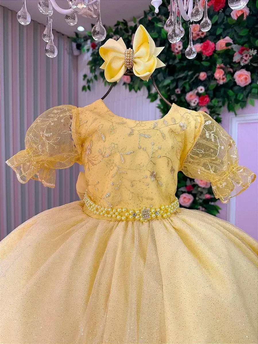 Vestido laize amarelo, foto 4