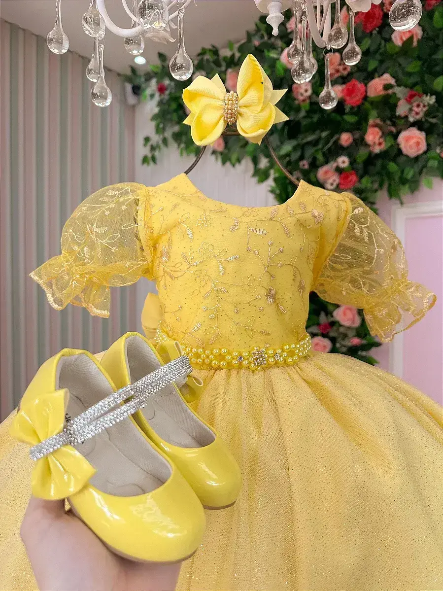 Vestido laize amarelo, foto 5