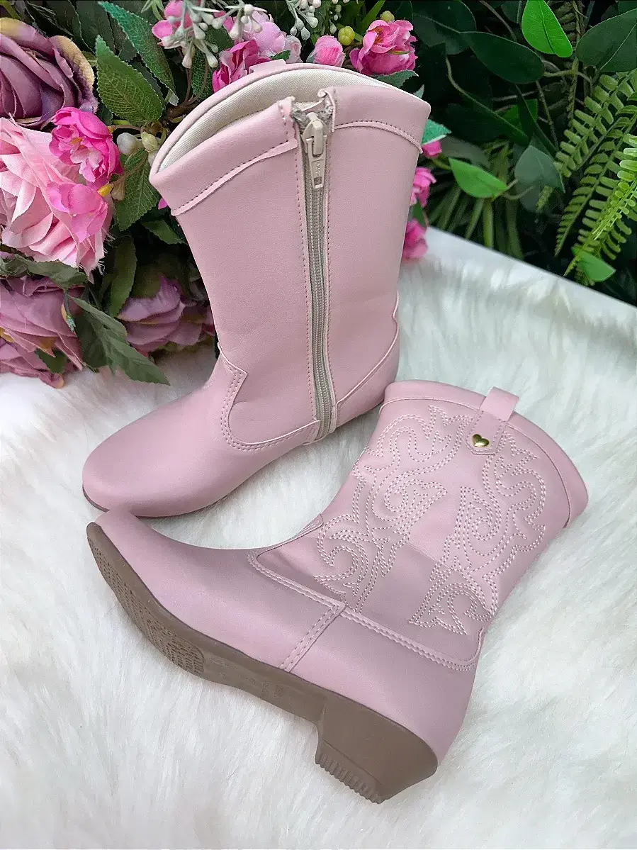 Bota coturno Boiadeira texana maria rosa, foto 2