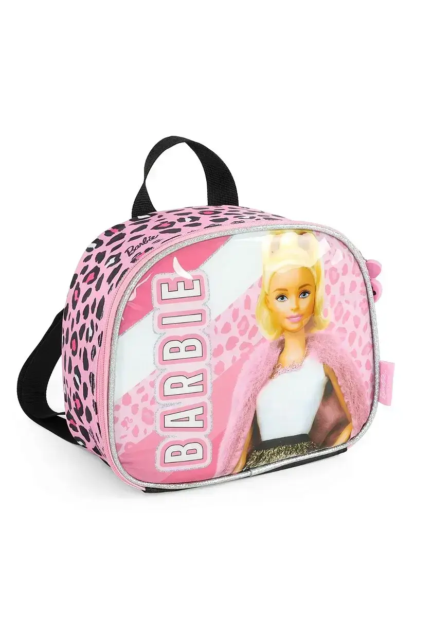 Kit mochila rodinhas lancheira Barbie boneca, foto 7