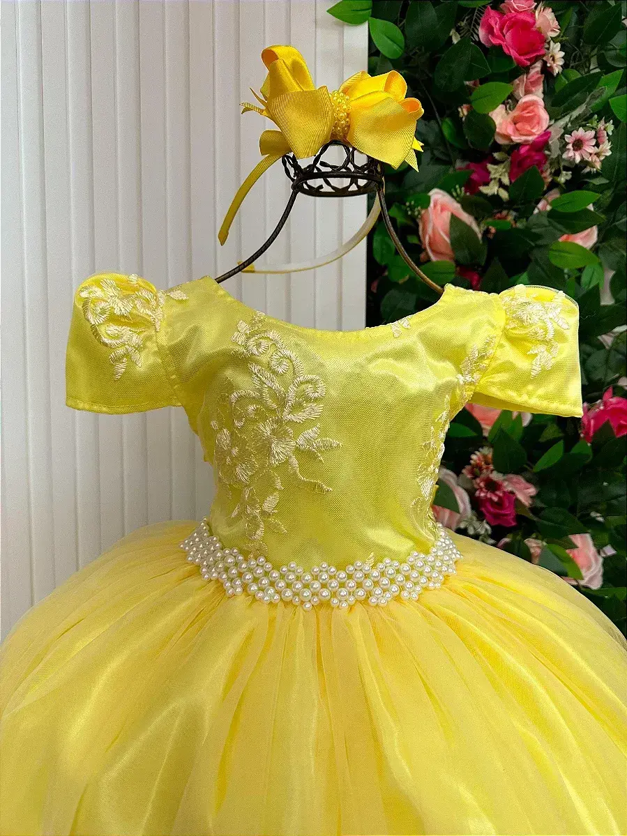 Vestido longo jaqueline amarelo, foto 2