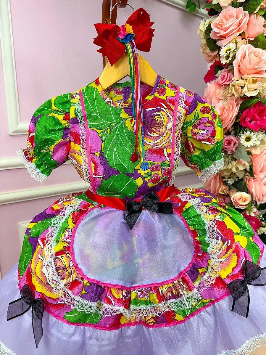 Vestido junino tropical carina, foto 3
