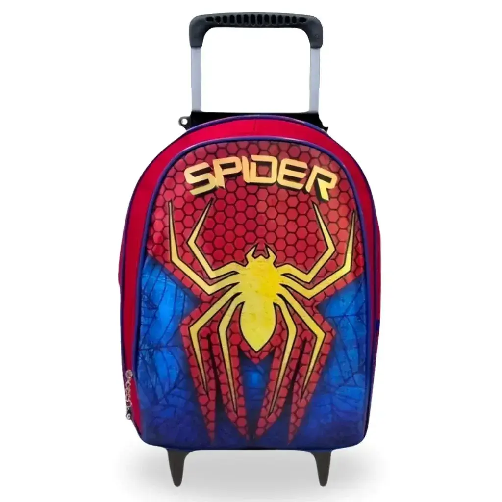 Mochila rodinhas homem aranha
