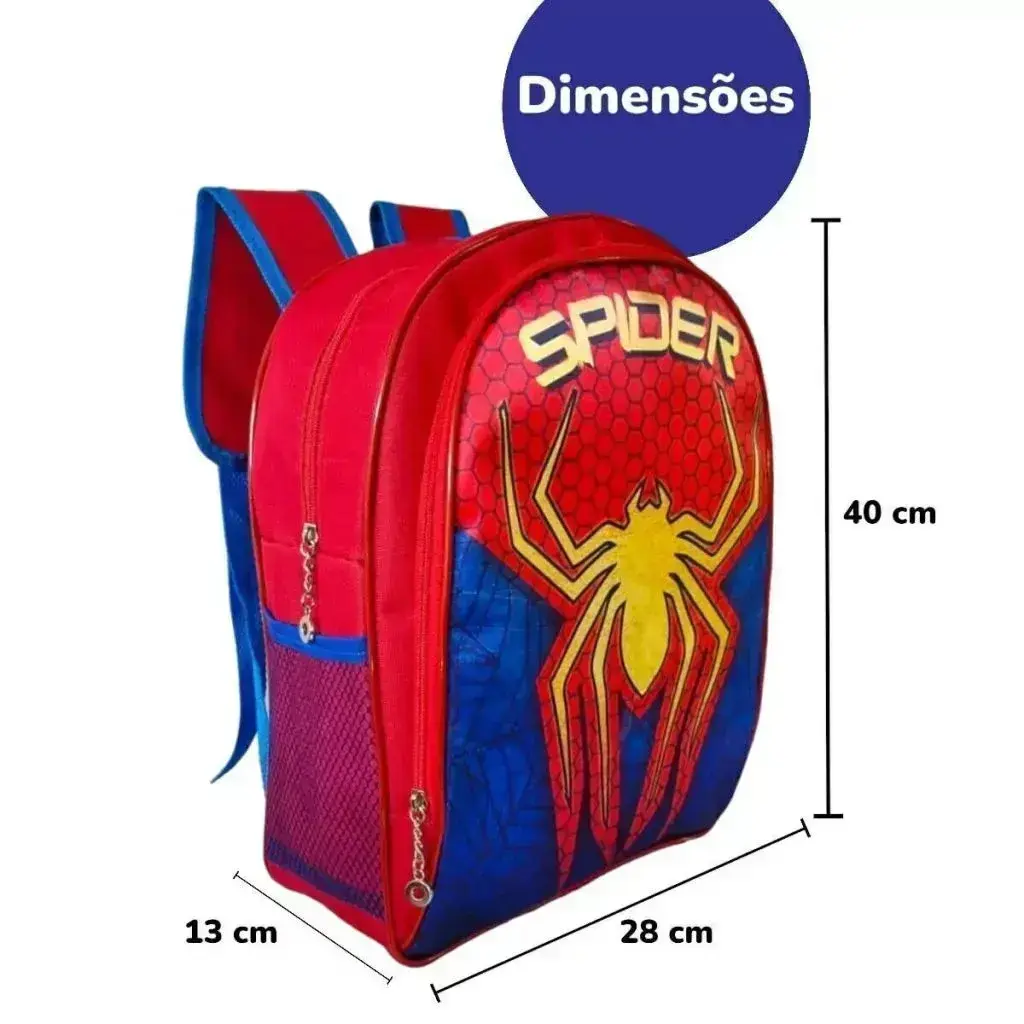 Mochila de costas homem aranha, foto 4