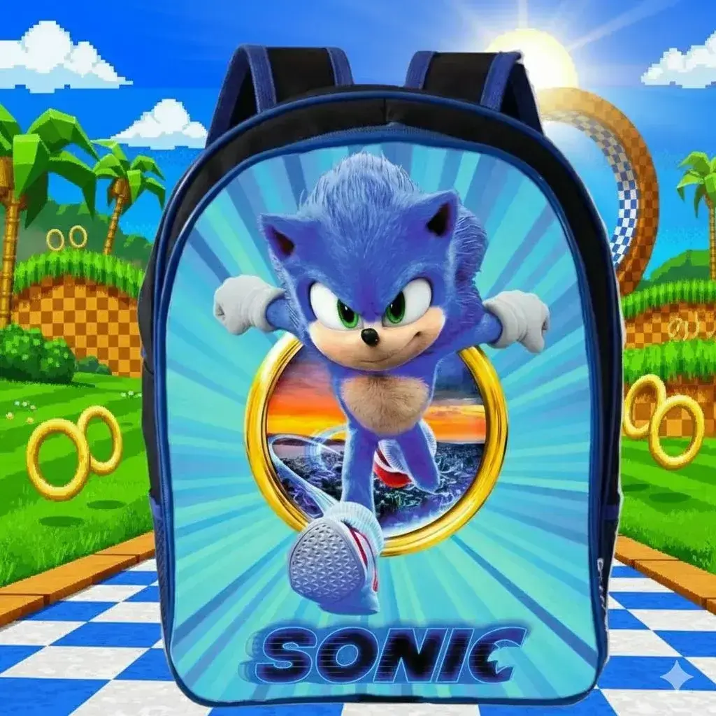 Mochila de costas sonic