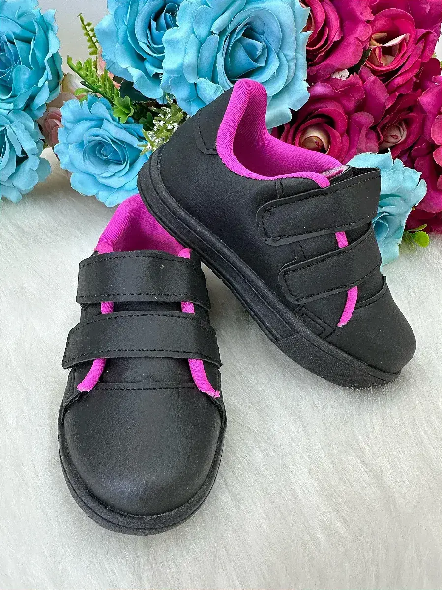 Tenis vivi preto pink