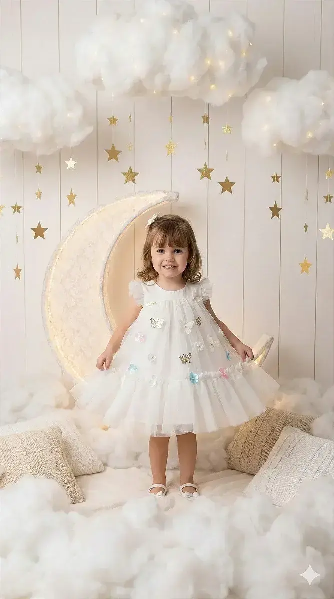 Vestido jardim das borboletas baby liz off