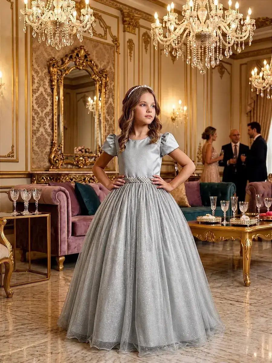 Vestido longo heloisa prata