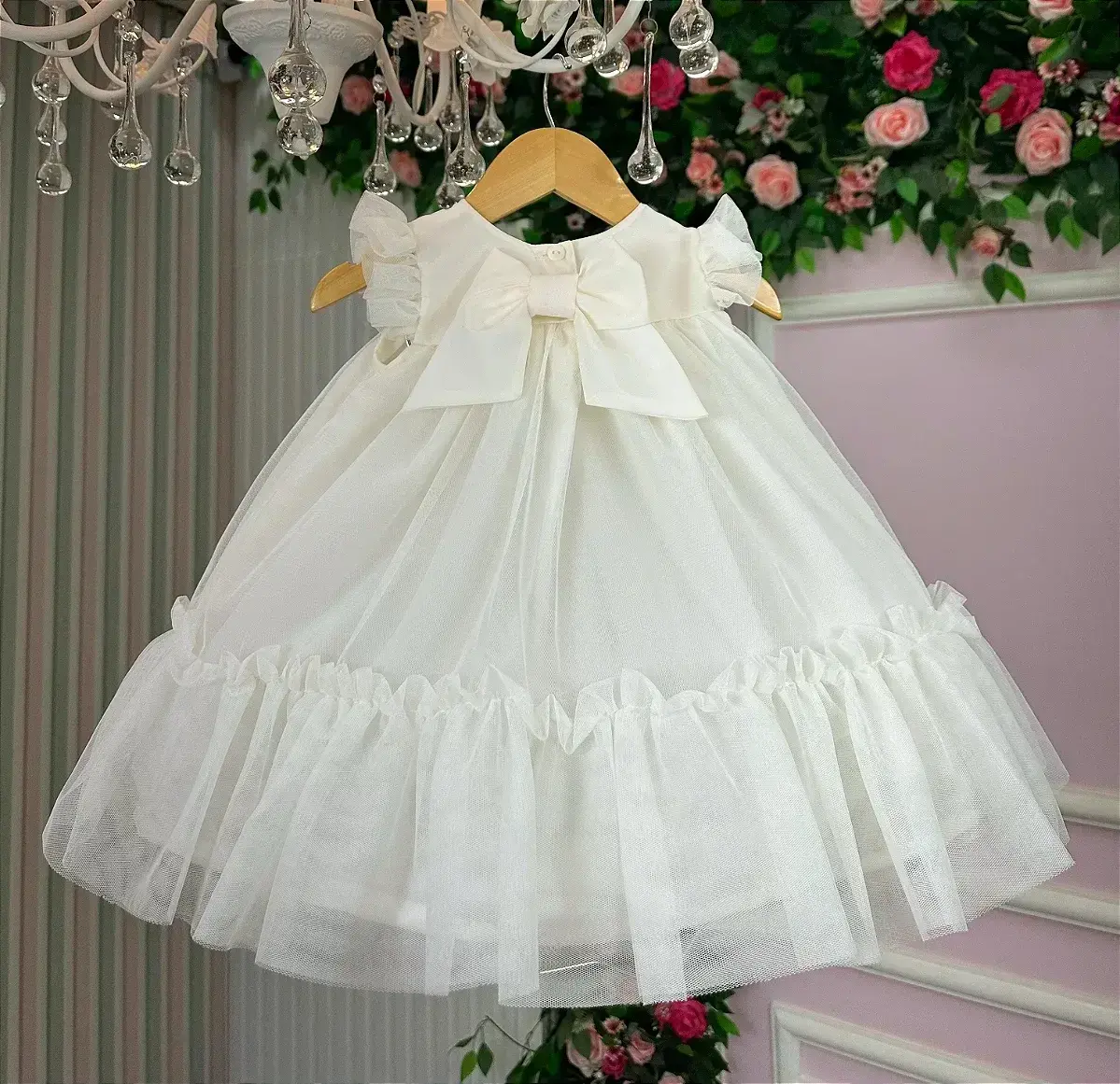 Vestido jardim das borboletas baby liz off, foto 6