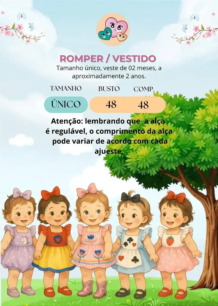 Guia de tamanhos