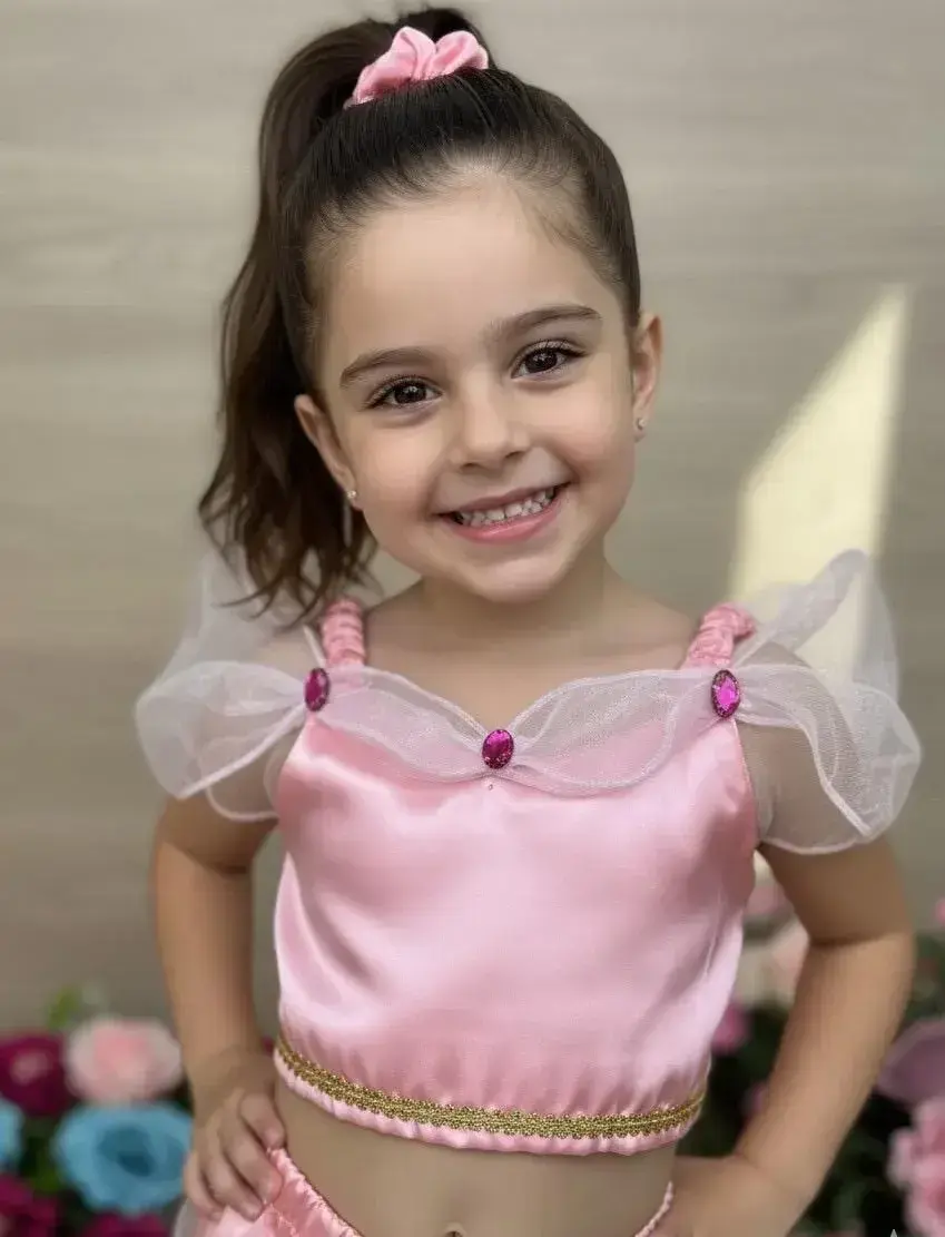 Fantasia princesa jasmine rosa, foto 2