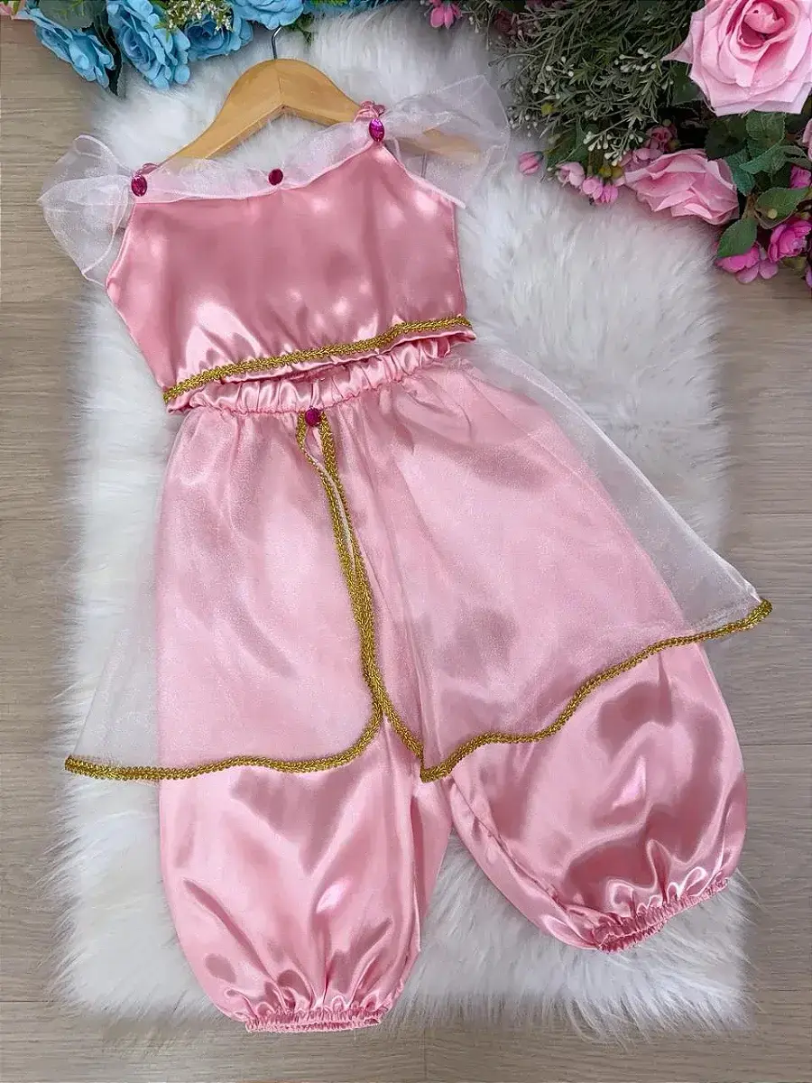 Fantasia princesa jasmine rosa, foto 4