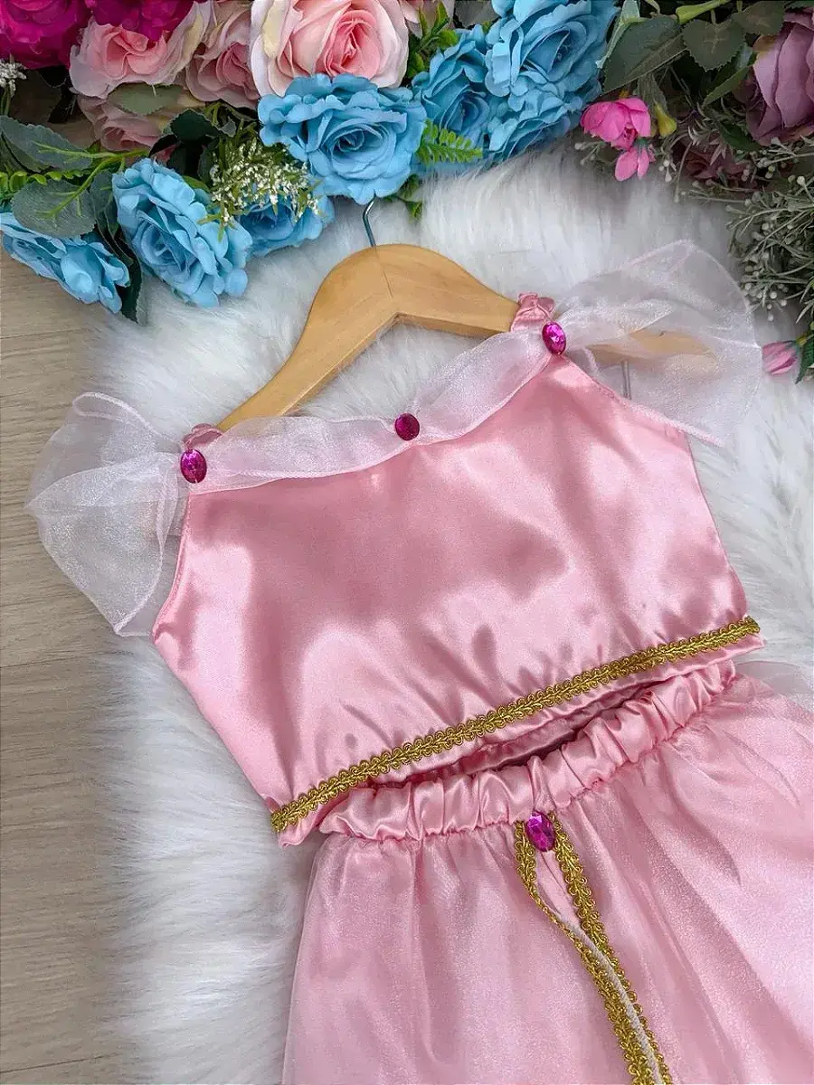 Fantasia princesa jasmine rosa, foto 5