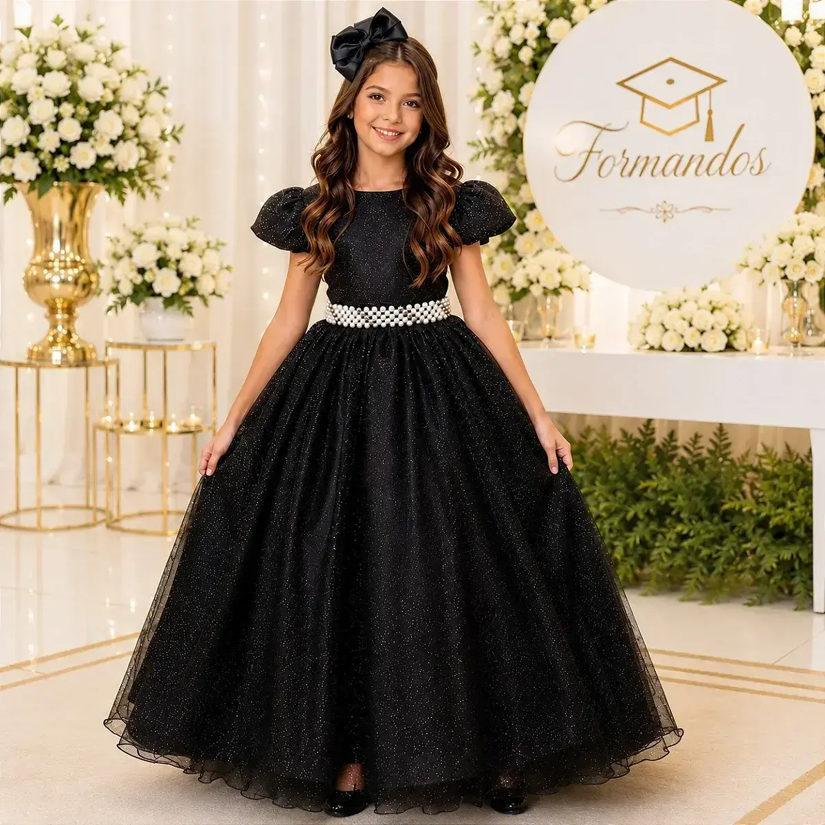 Vestido longo heloisa preto