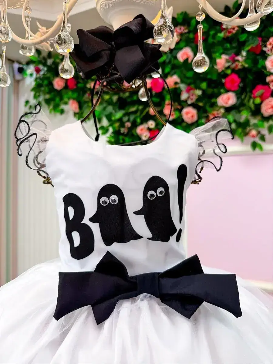 Fantasia vestido boo encantado Halloween, foto 6