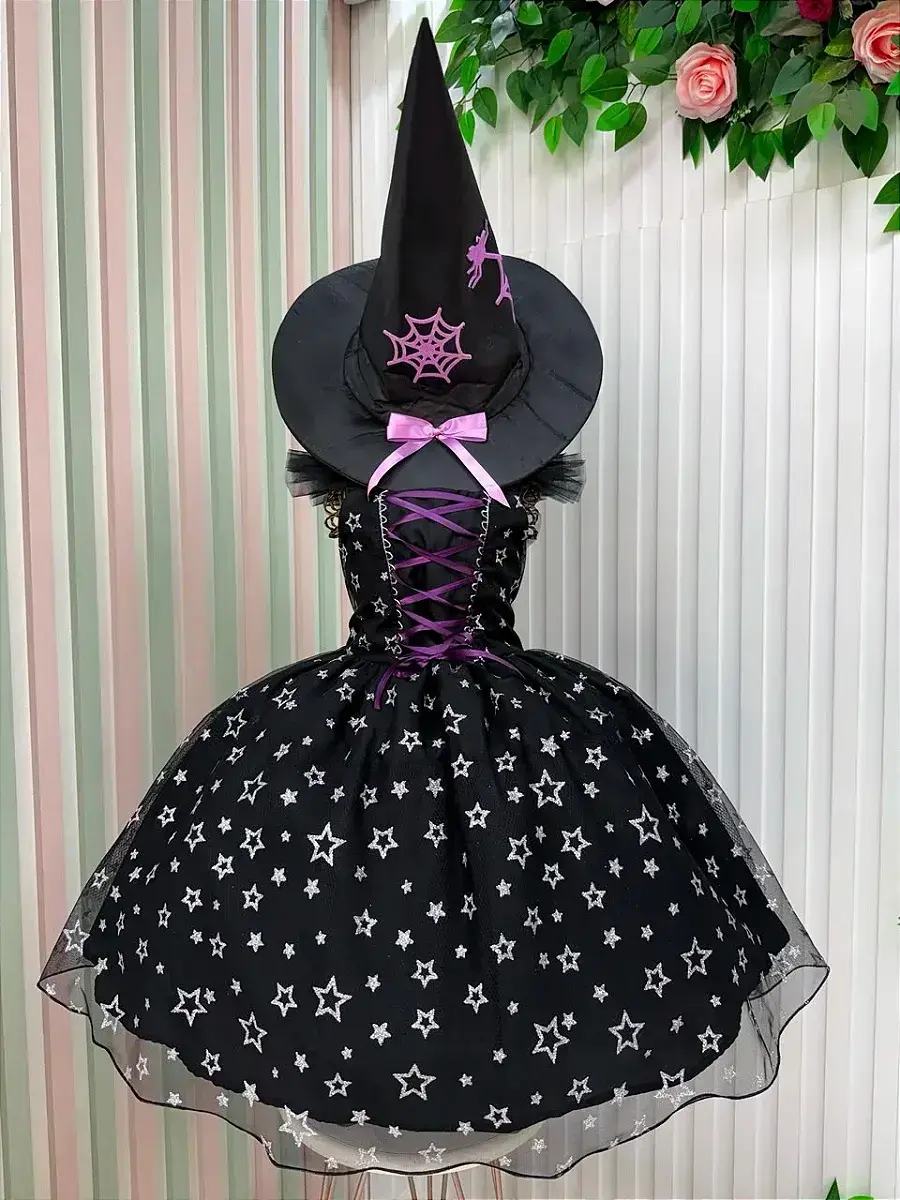 Fantasia vestido doce mistério Halloween, foto 3