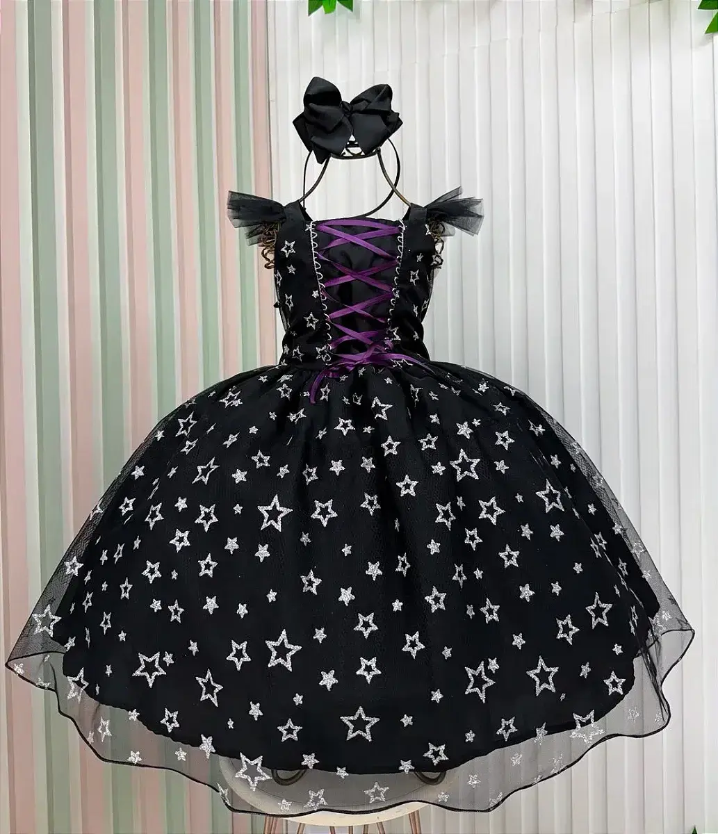 Fantasia vestido doce mistério Halloween, foto 4