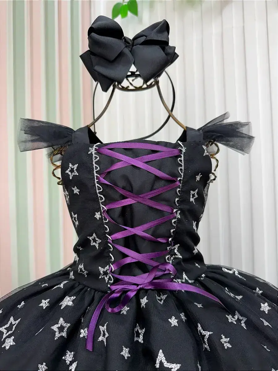Fantasia vestido doce mistério Halloween, foto 5
