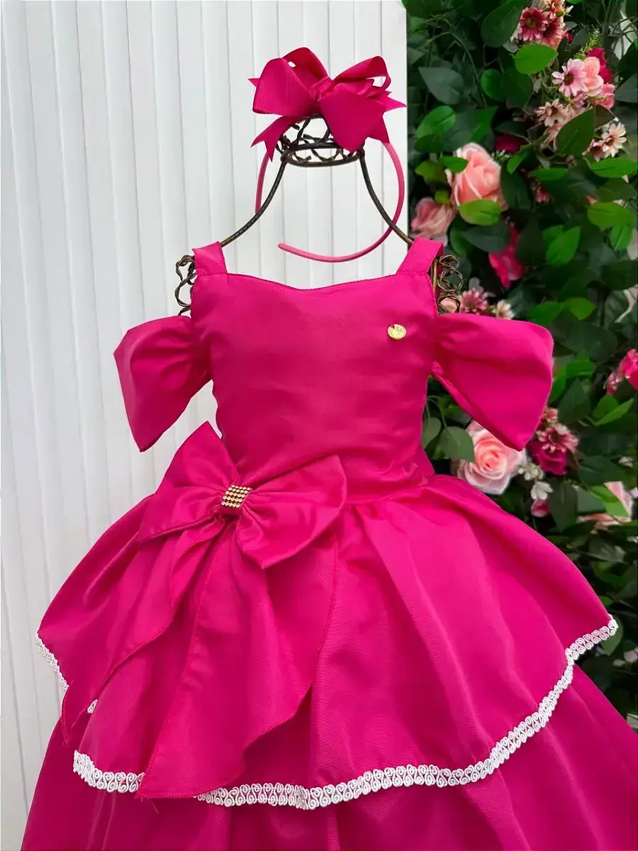 Vestido longo safira pink, foto 5