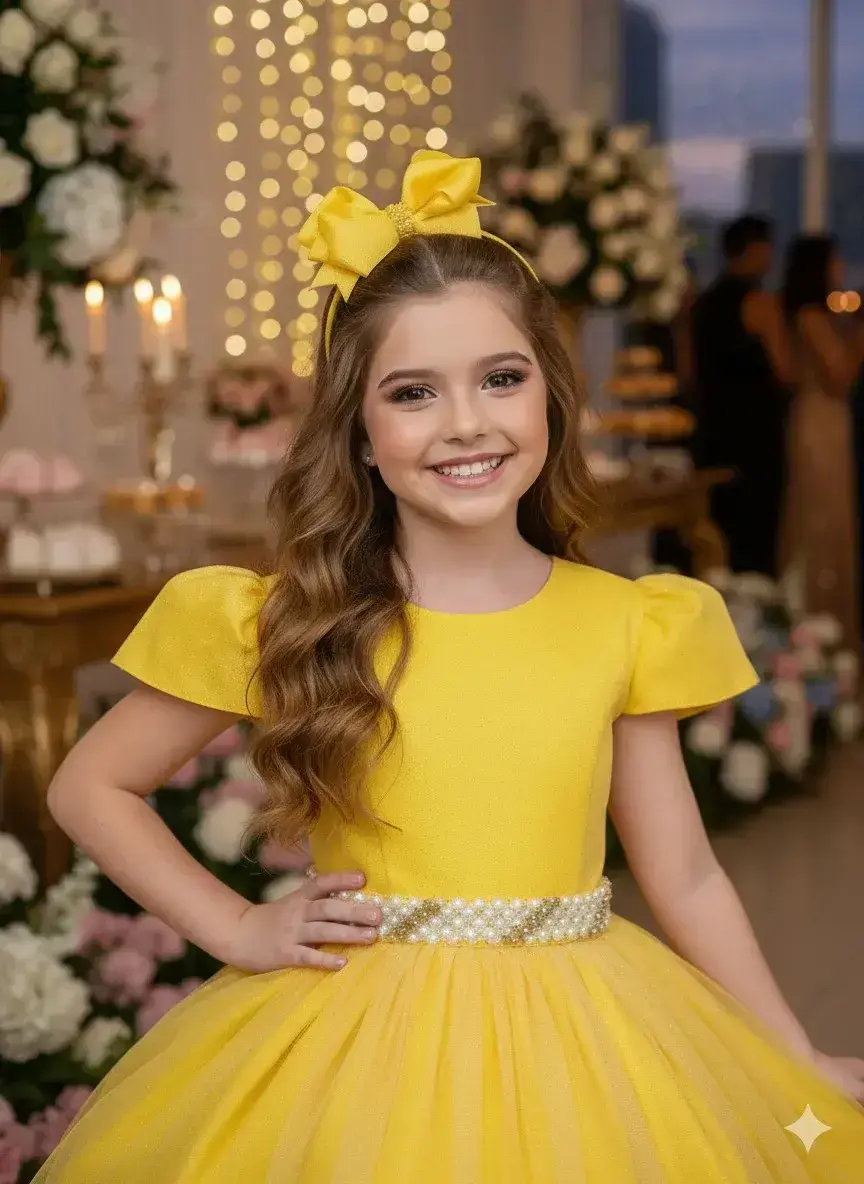Vestido longo heloisa amarelo, foto 4