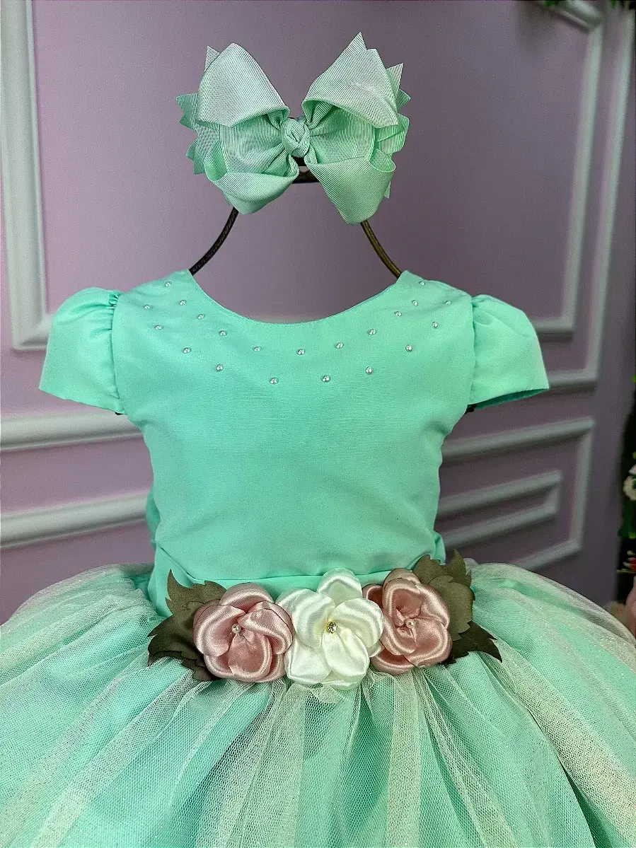 Vestido luiza verde menta, foto 4