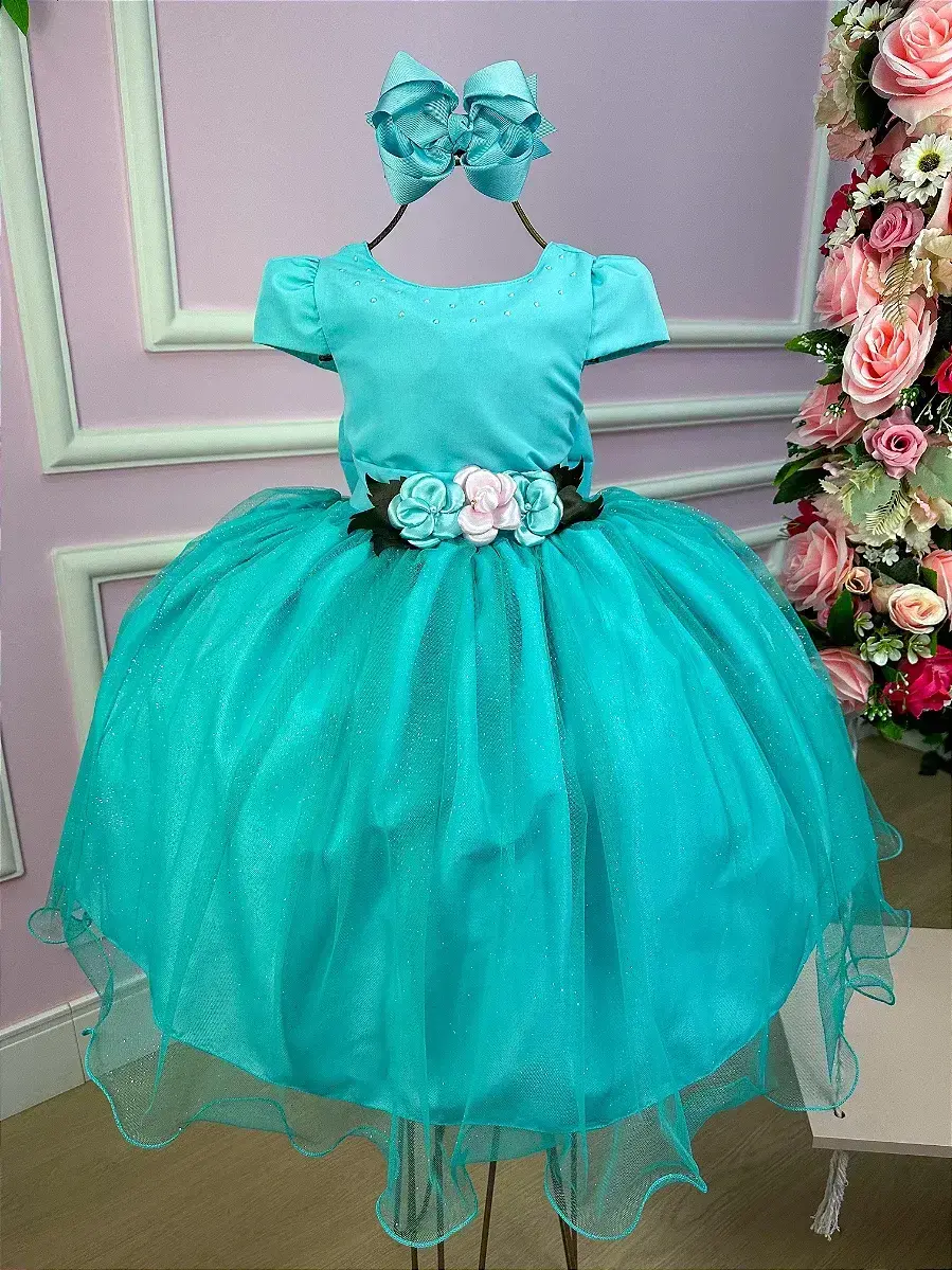 Vestido luiza verde tiffany, foto 5