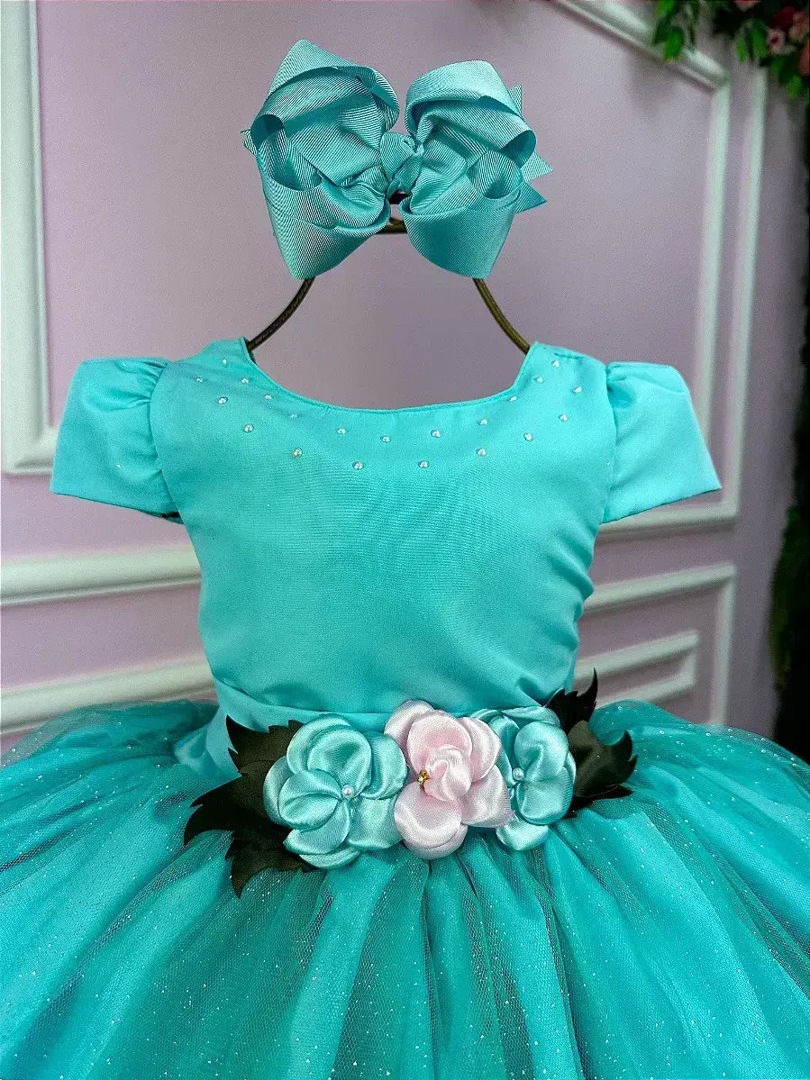 Vestido luiza verde tiffany, foto 6
