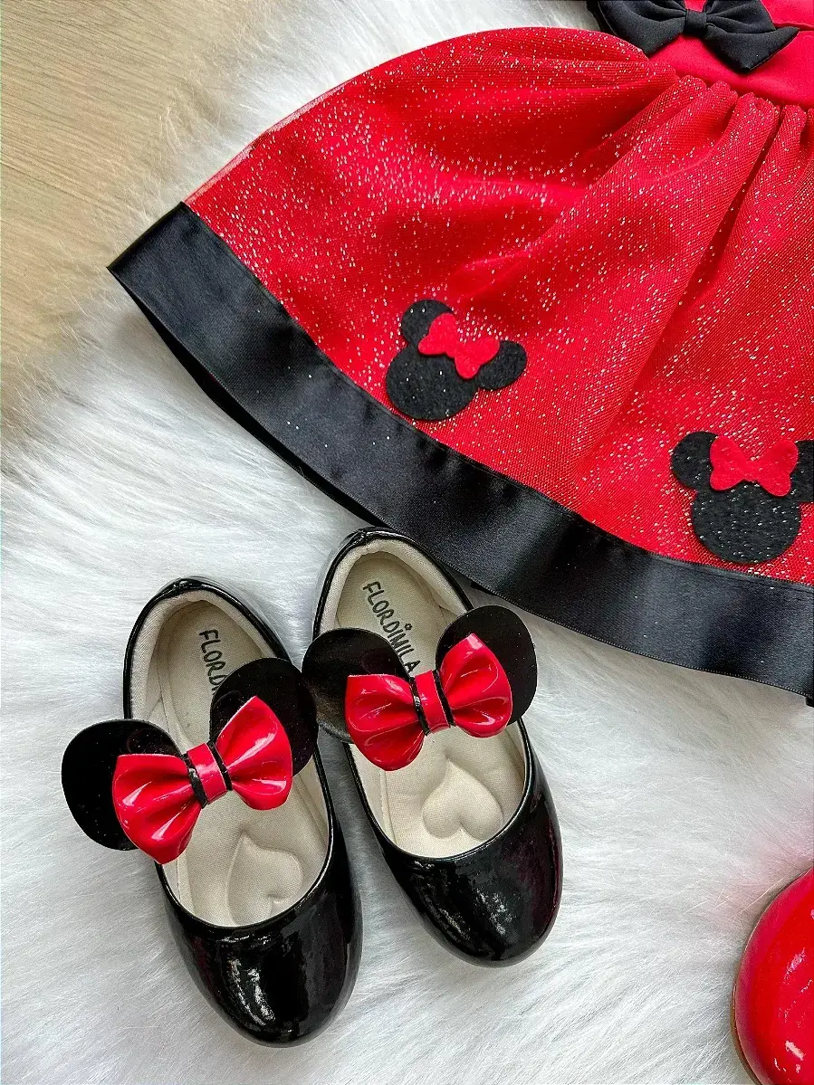 Vestido Minnie vermelho, foto 4