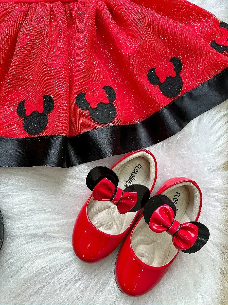 Vestido Minnie vermelho, foto 6