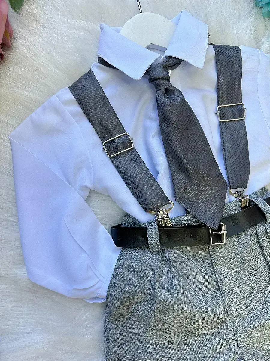 Conjunto rafael suspensorio cinza, foto 3