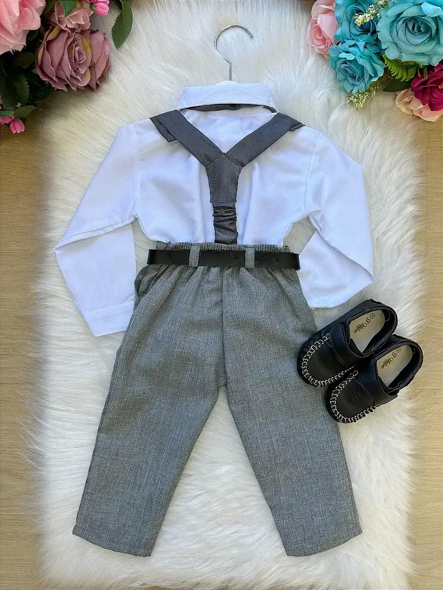 Conjunto rafael suspensorio cinza, foto 5