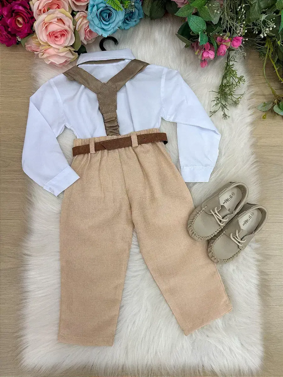 Conjunto rafael suspensorio caramelo beige, foto 3