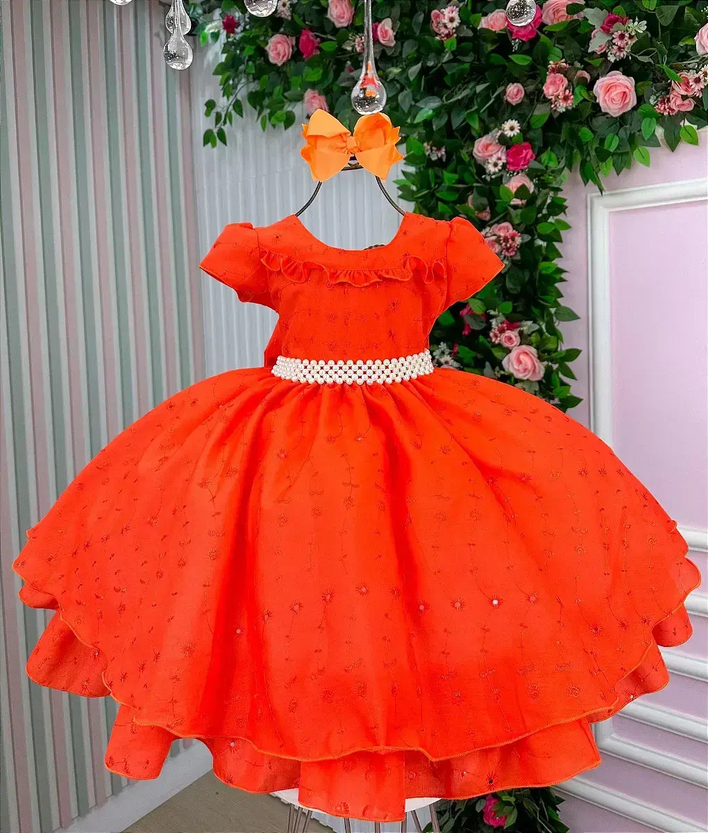 Vestido terracota lese rebeca