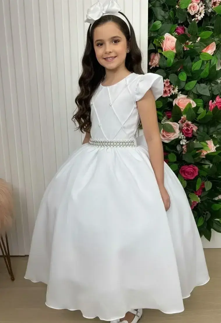 Vestido ariane longo branco