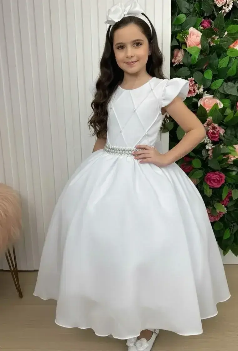 Vestido ariane longo branco, foto 3