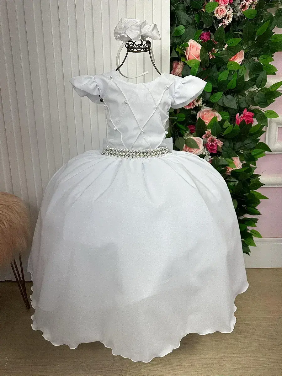 Vestido ariane longo branco, foto 4