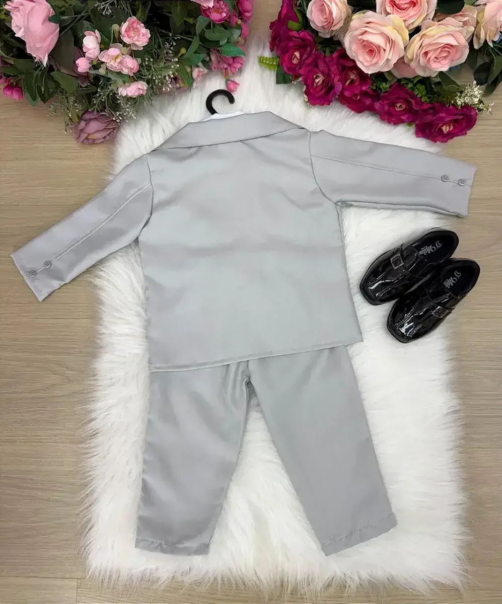 Conjunto social jorge terno cinza claro, foto 6