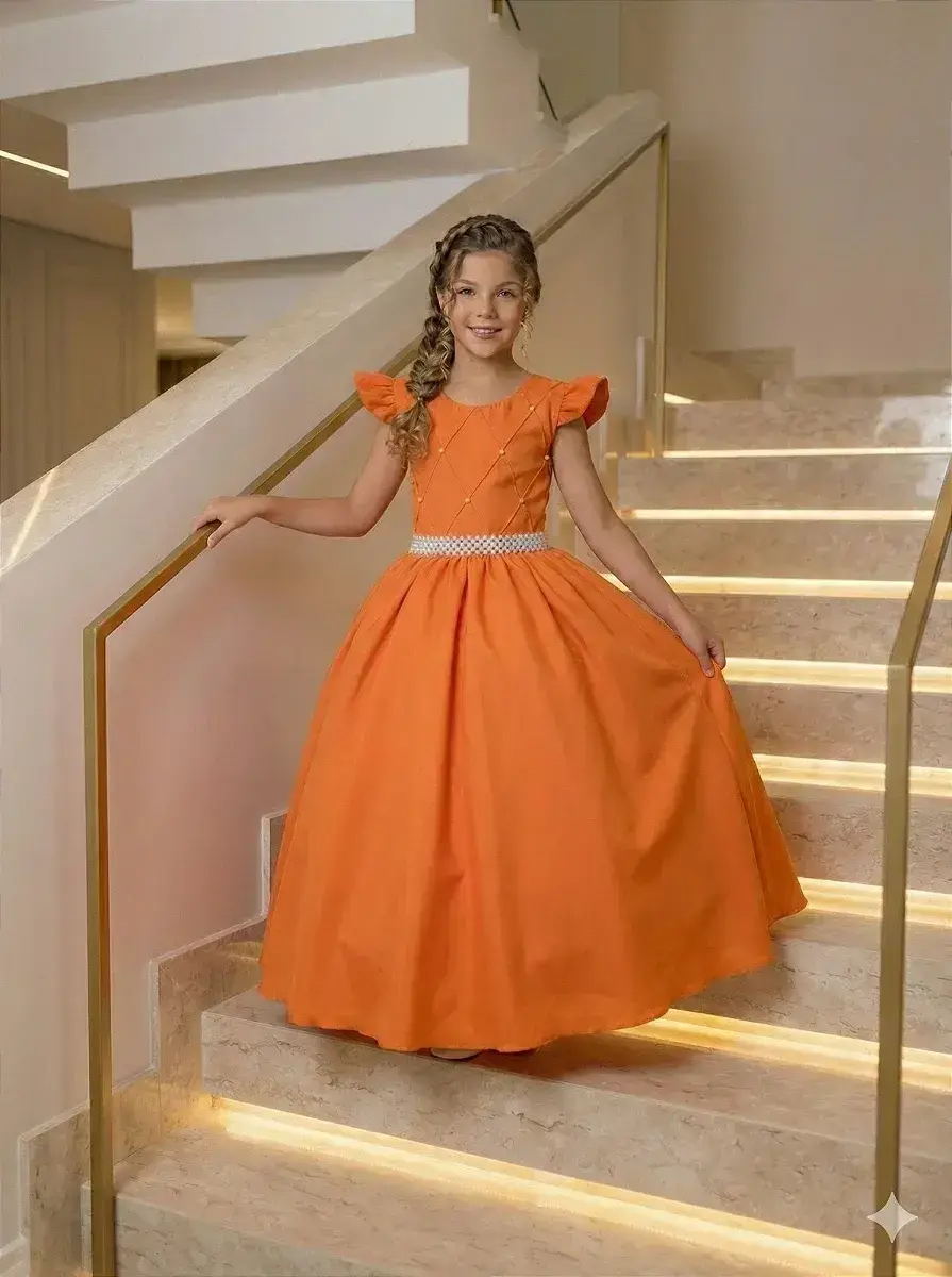 Vestido ariane longo terracota, foto 2