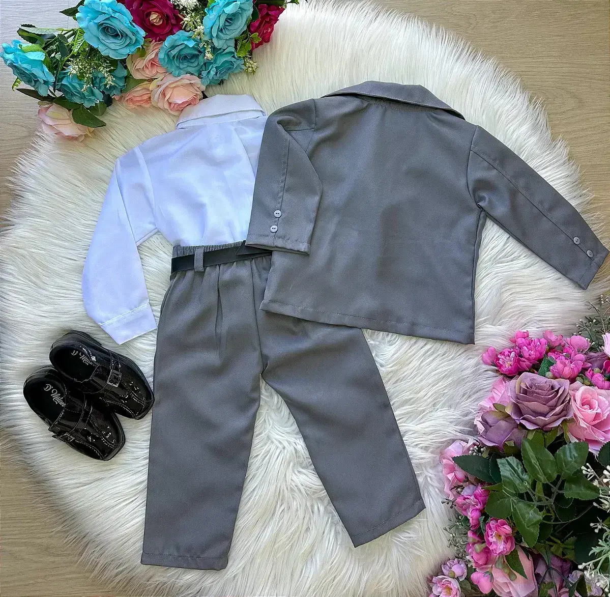 Conjunto social gabriel terno blaizer cinza, foto 4