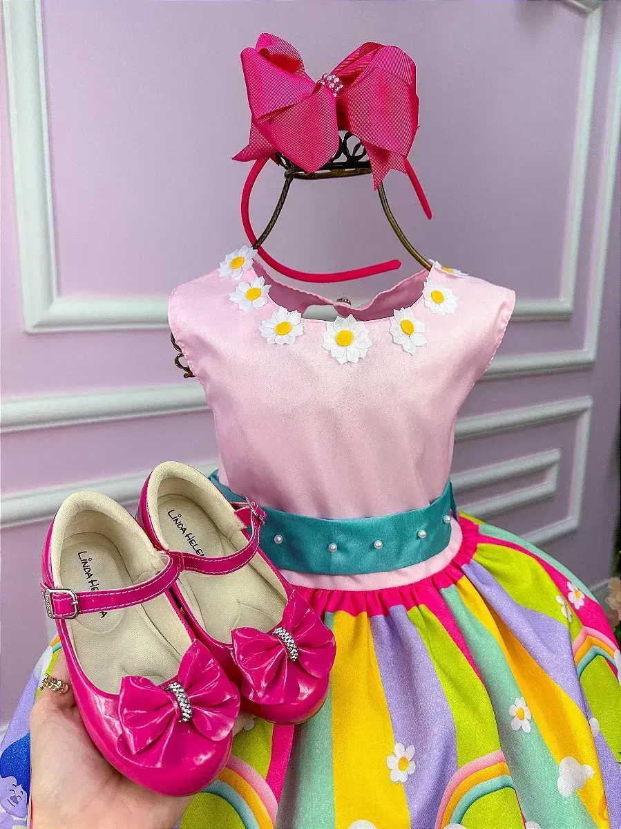 Vestido festa trolls, foto 5