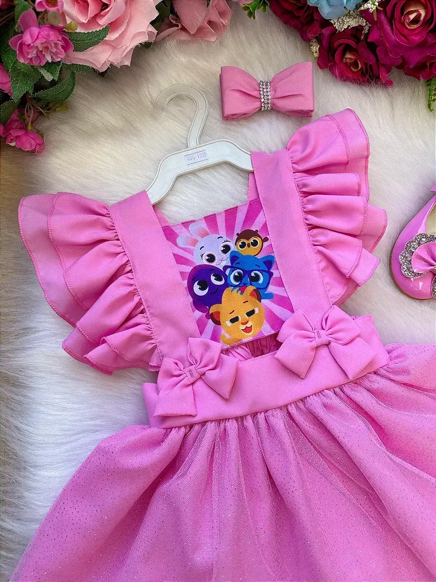 Vestido bolofofos bolo fofos rosa, foto 3