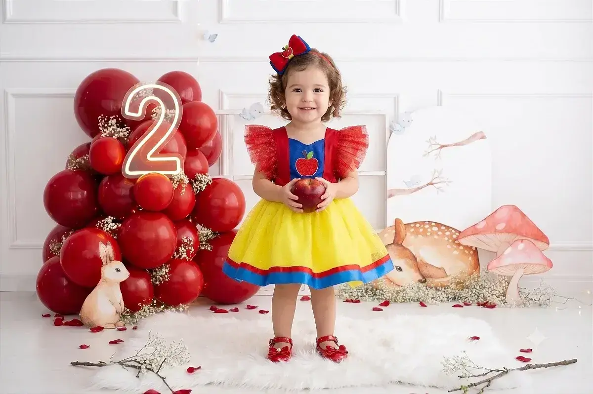 Vestido princesa maça