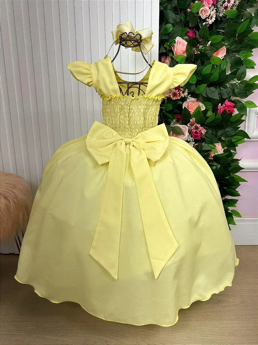 Vestido ariane longo amarelo, foto 8