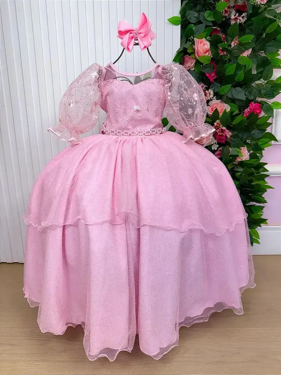Vestido longo eva rosa, foto 3
