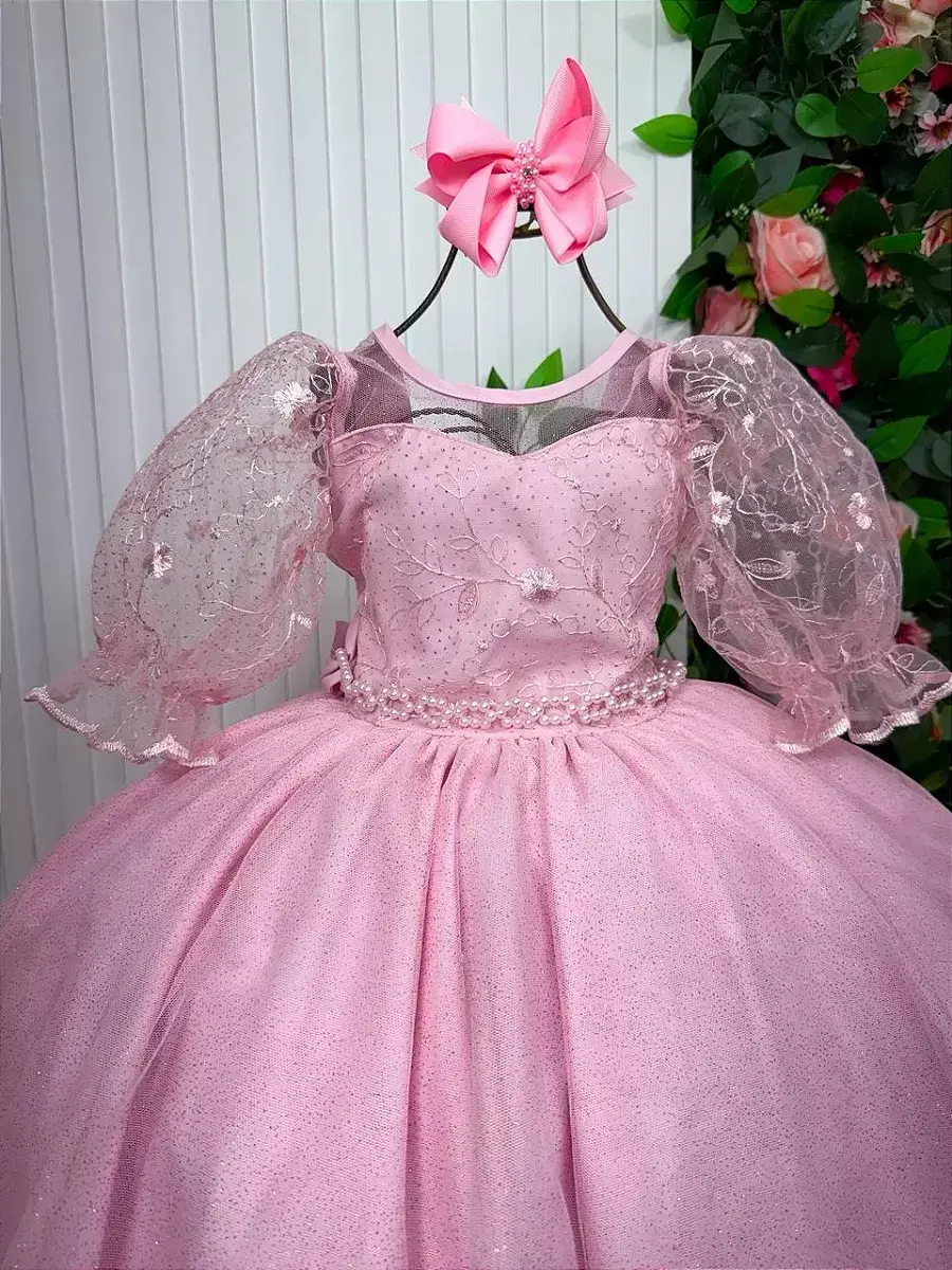 Vestido longo eva rosa, foto 4