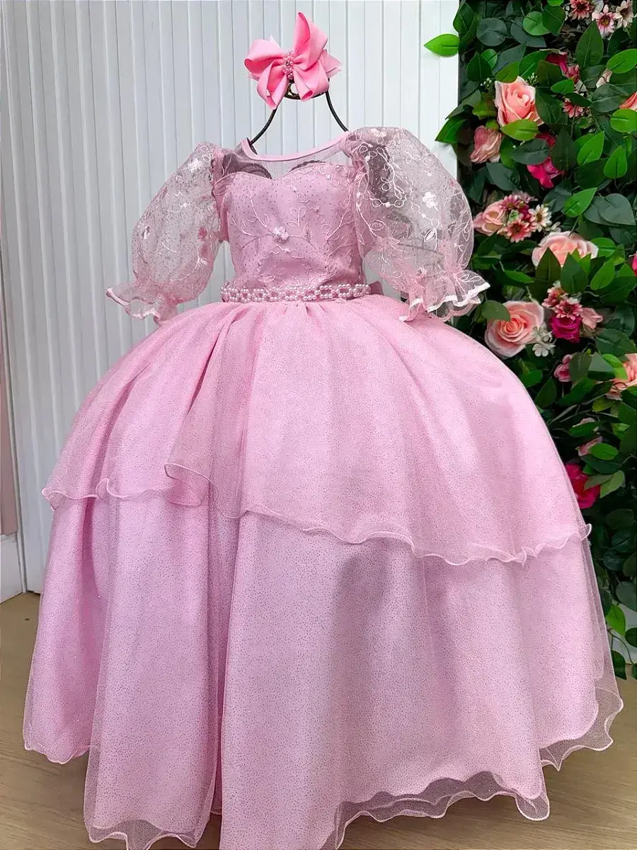 Vestido longo eva rosa, foto 6